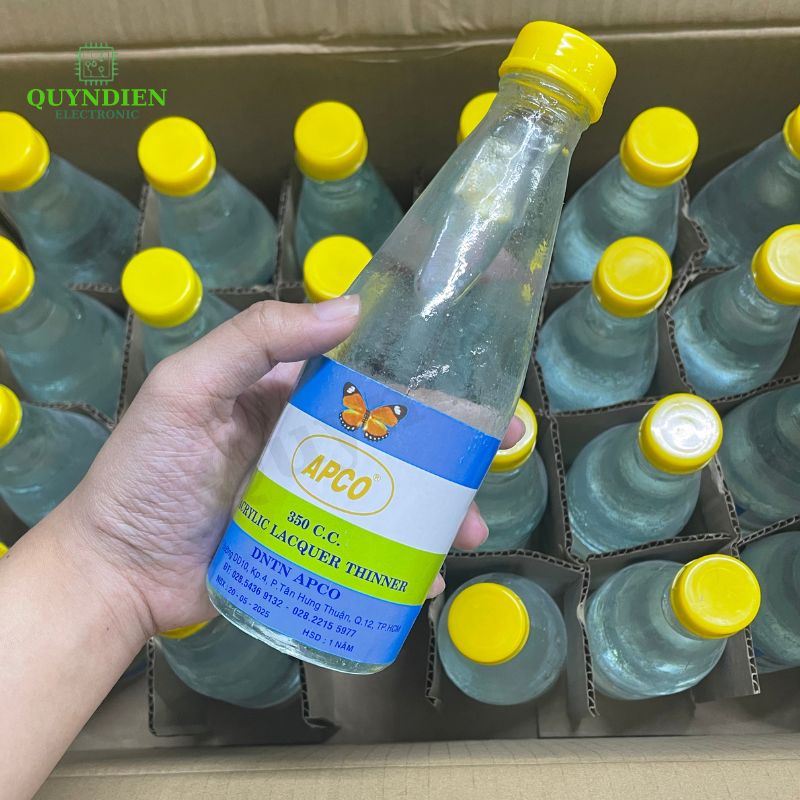 Nước rửa mạch main điện tử 350ml Axeton-Thùng 24 Chai
