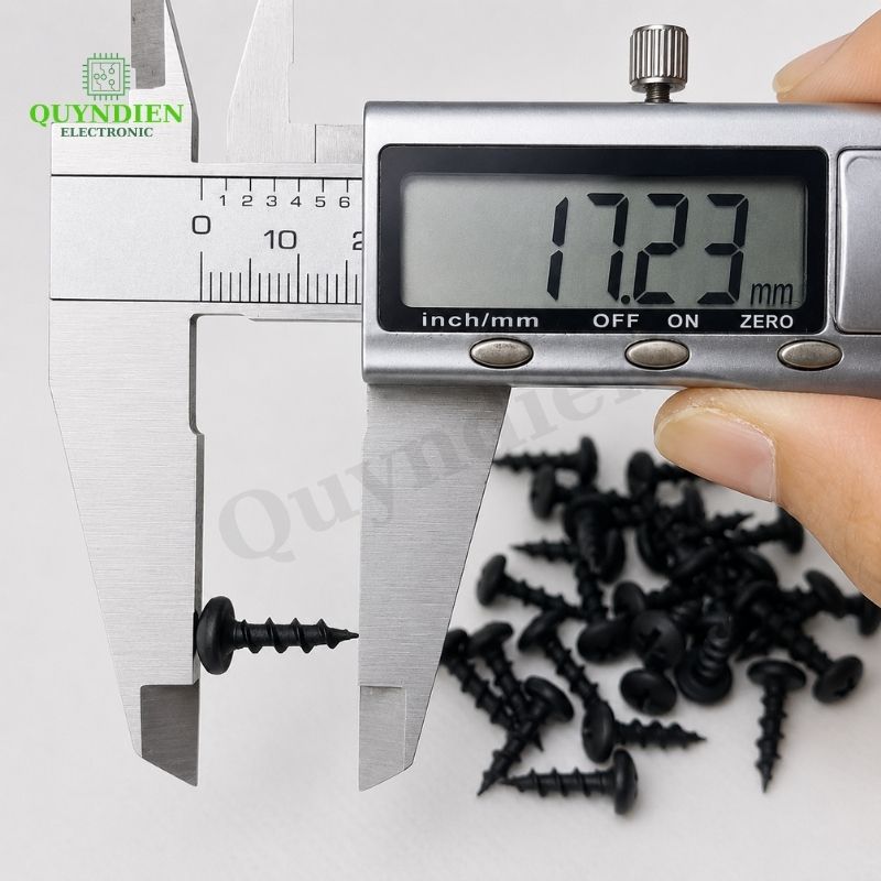 Ốc Vít M4x15mm Taiwan Ren Thưa Nhọn