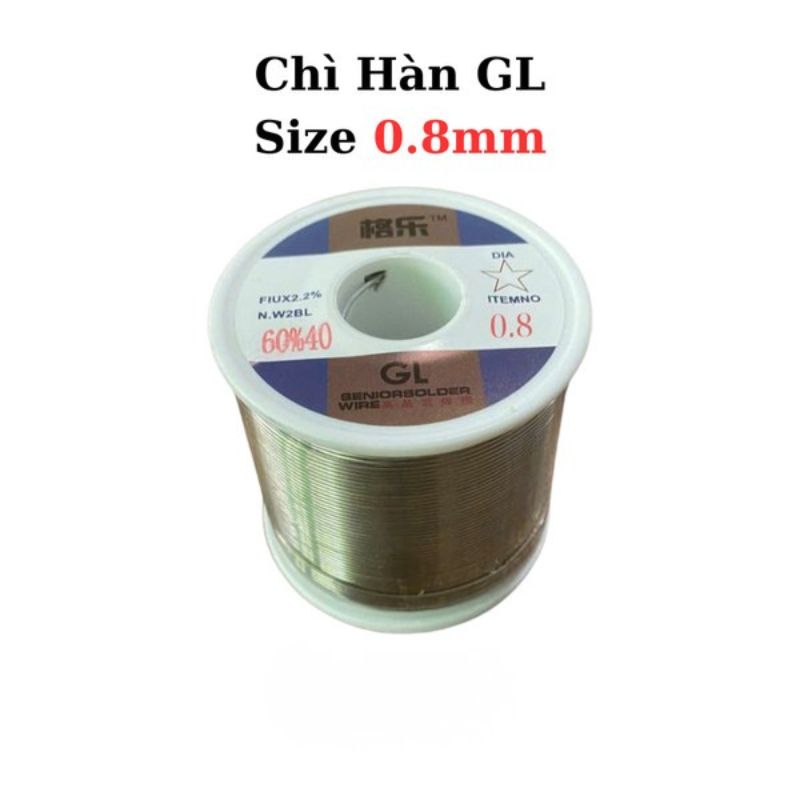Chì Hàn Thiếc Hàn GL Nhẹ Lửa 0.8mm Loại 1