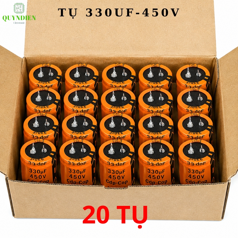 Tụ Hóa Lọc Nguồn 330uf 450VDC CapTop