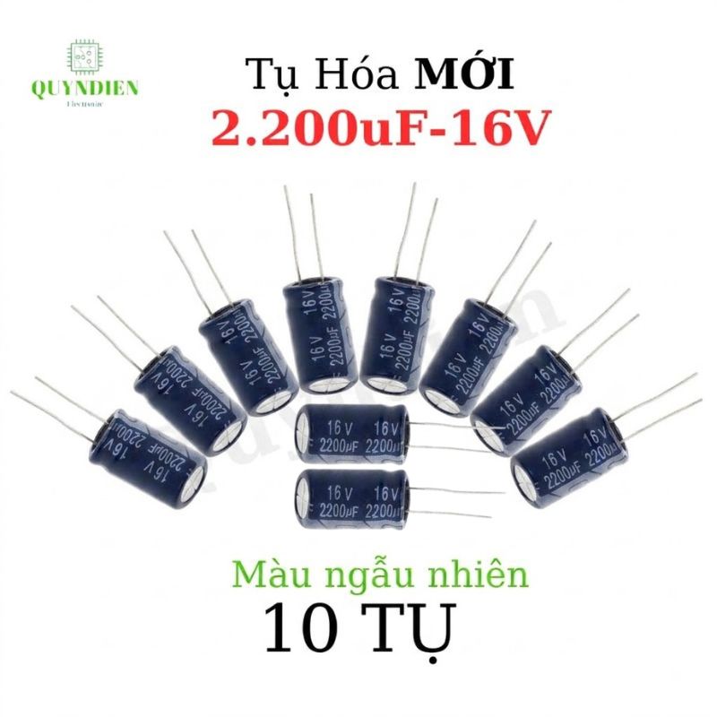 Tụ hóa 2200uf-16v 25v 35v 50v