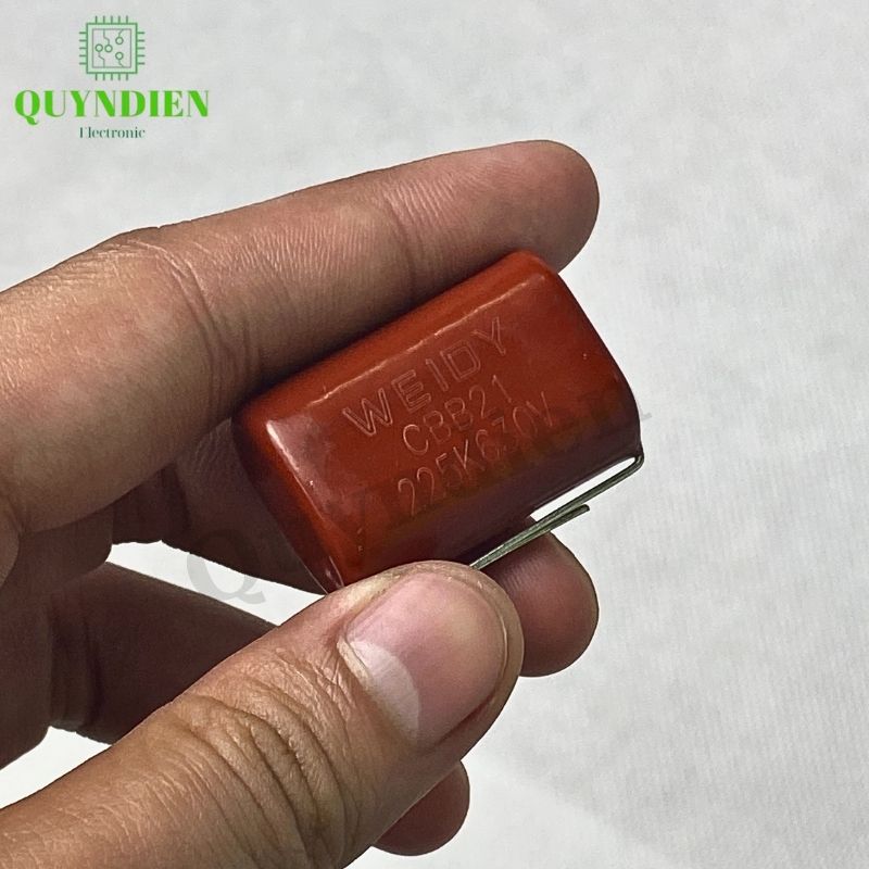 Tụ Kẹo Nâu Đỏ CBB21 225K - 650V