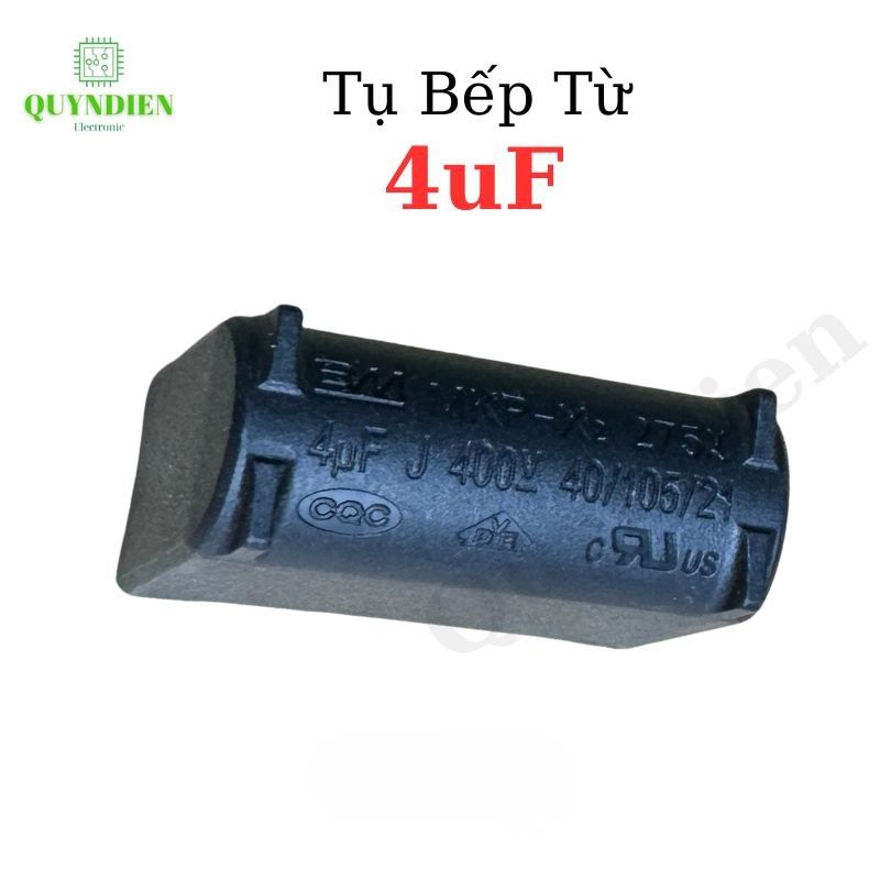 Tụ Bếp Từ 4uF 275VAC 400VDC Loại Đứng