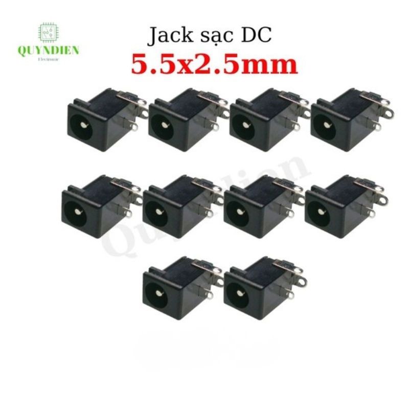 Jack Sạc DC 5.5x2.5mm Loại Chân Cắm