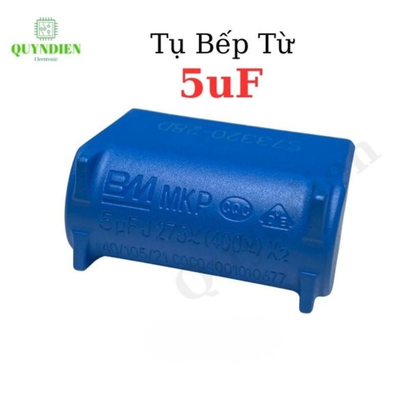 Tụ Bếp Từ 5uF 400VDC 275VAC Loại Đứng