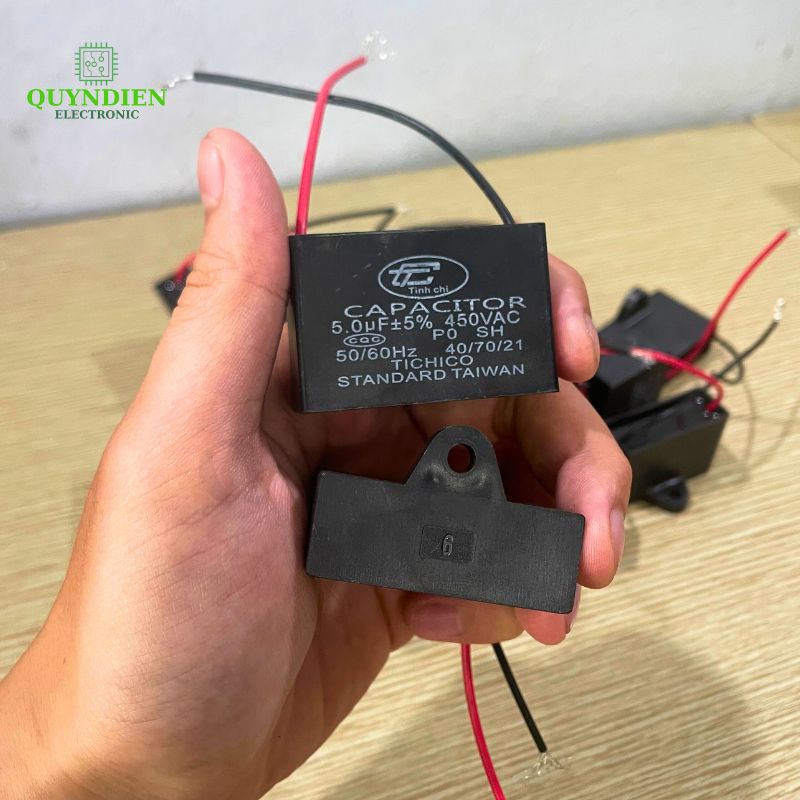 Tụ Đề Kapa 5uF ±5% 450VAC Tinh Chi