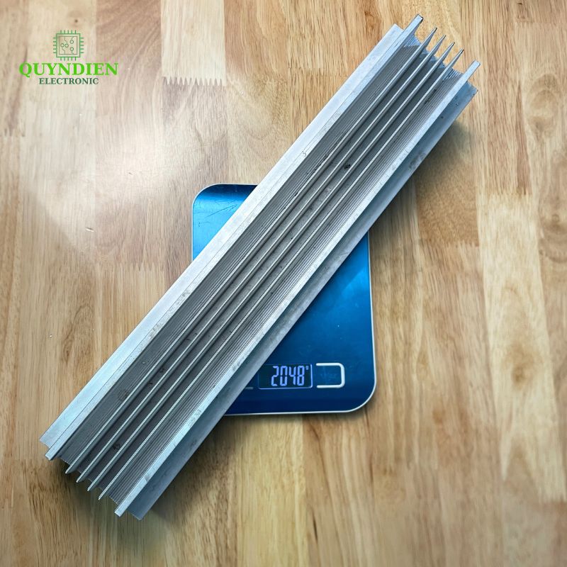 Nhôm 2U dài 400mm (400x84x58mm) loại dày, tản nhiệt cho main công suất