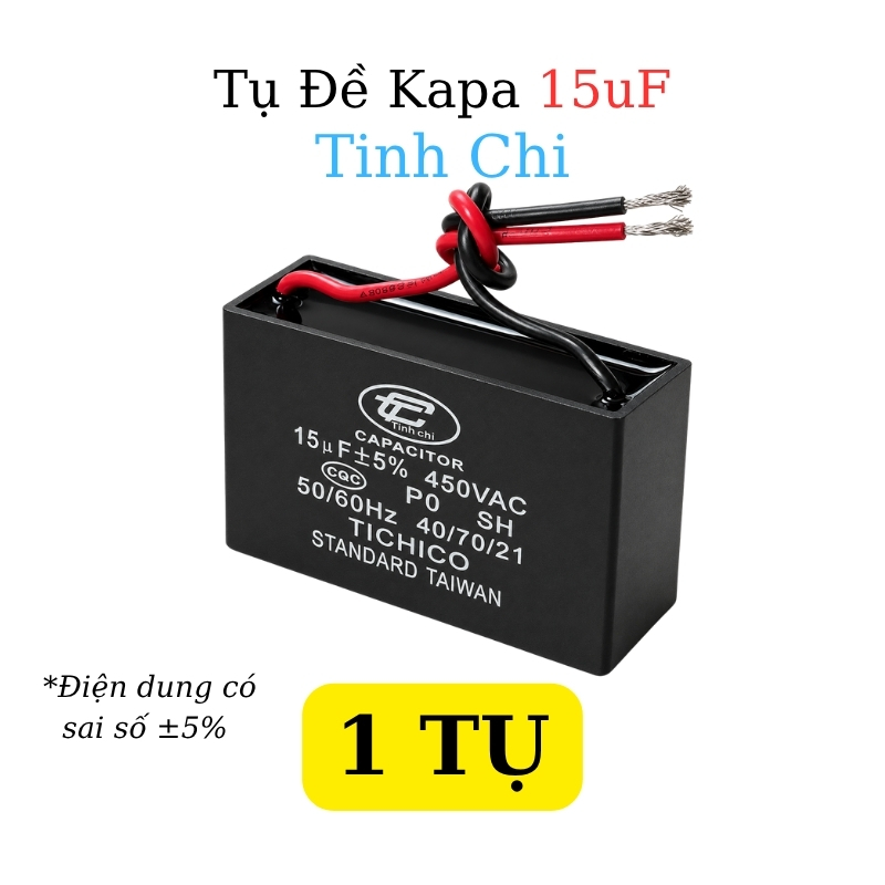 Tụ Đề Kapa Vuông Tinh Chi 15uF 450VAC