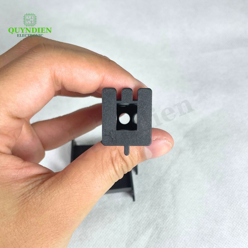 Lõi Nhựa Vuông Dài 60mm Quấn Cuộn Cảm Phân Tần Loa - Màu Đen