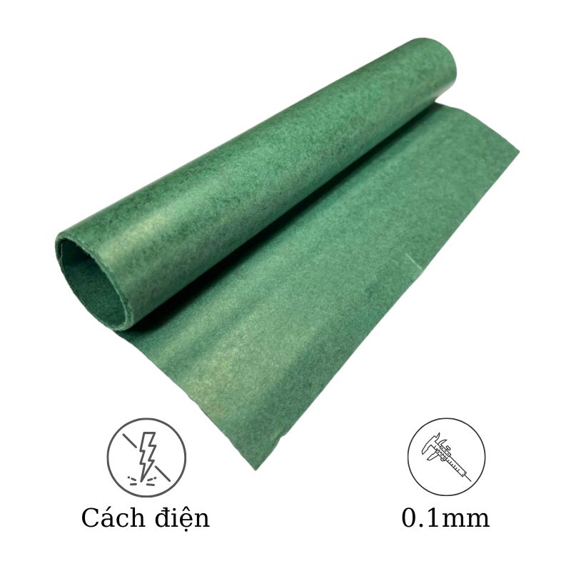 Giấy Xanh Cách Điện Dày 0.1mm