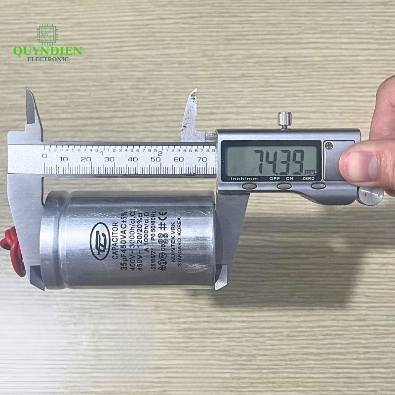Tụ Nhôm Dây 35uF - 450V