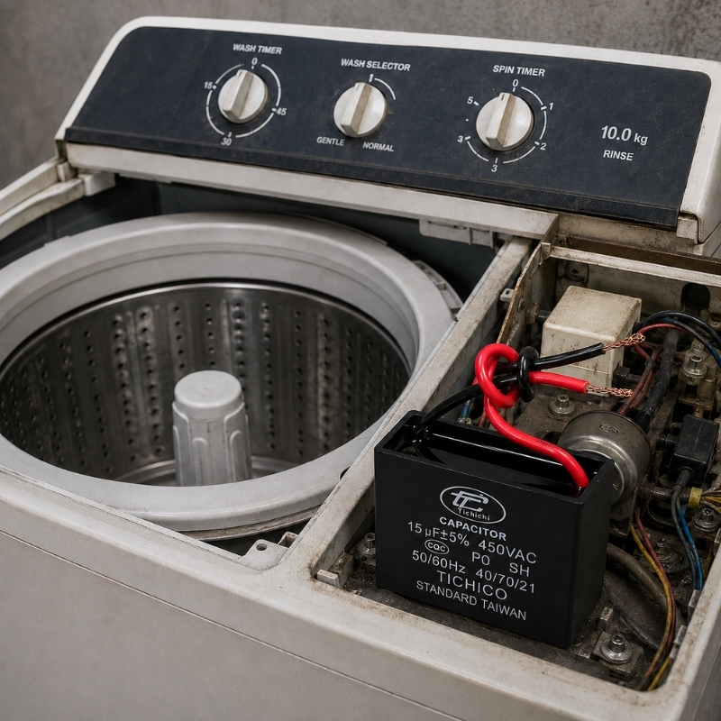 Tụ Đề Kapa Vuông Tinh Chi 15uF 450VAC