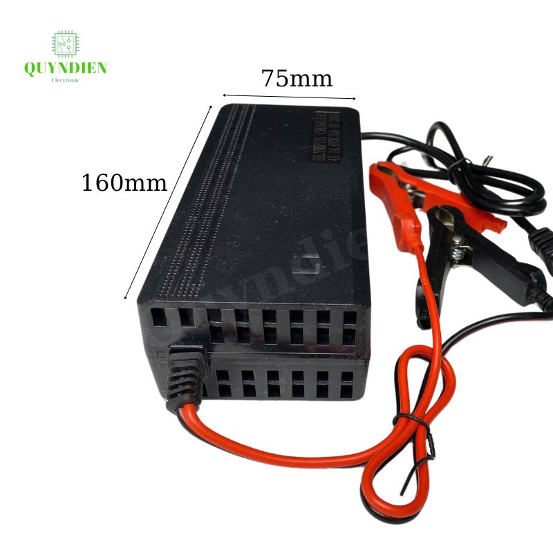Bộ Sạc Pin Sắt Olympus 4S 14.6V-10A Kẹp Đỏ Đen