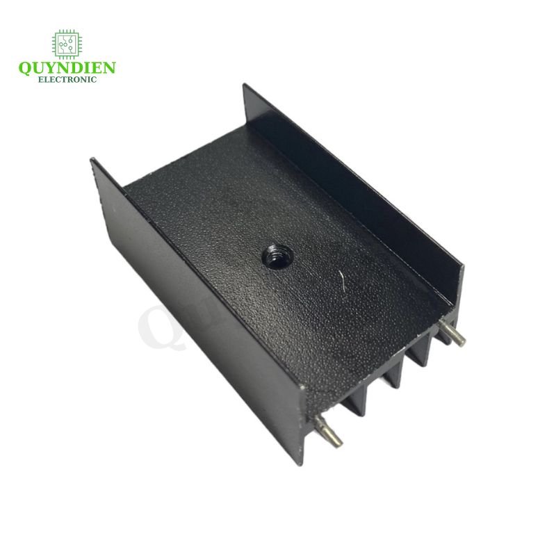 Nhôm tản nhiệt 2 kim 40x23x16mm cho transistor TO-220