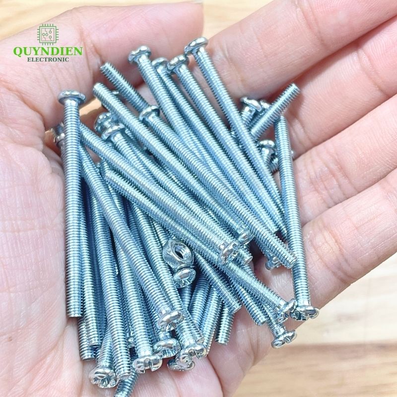 Ốc vít tán M3 3ly dài 4cm ( túi 200g ) 90 con