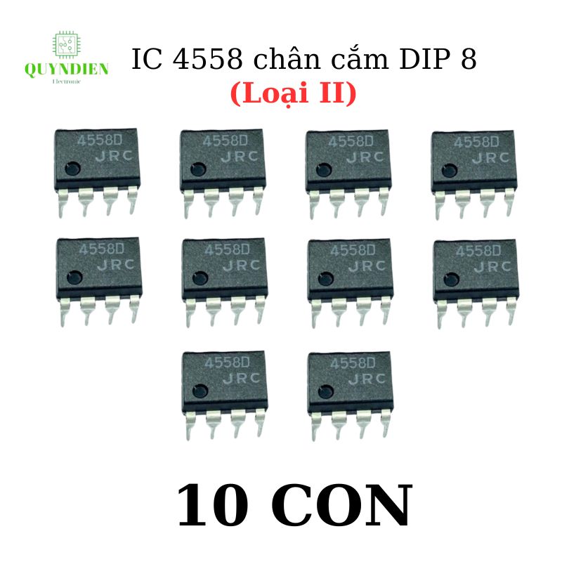IC 4558 chân cắm DIP 8-Loại 2