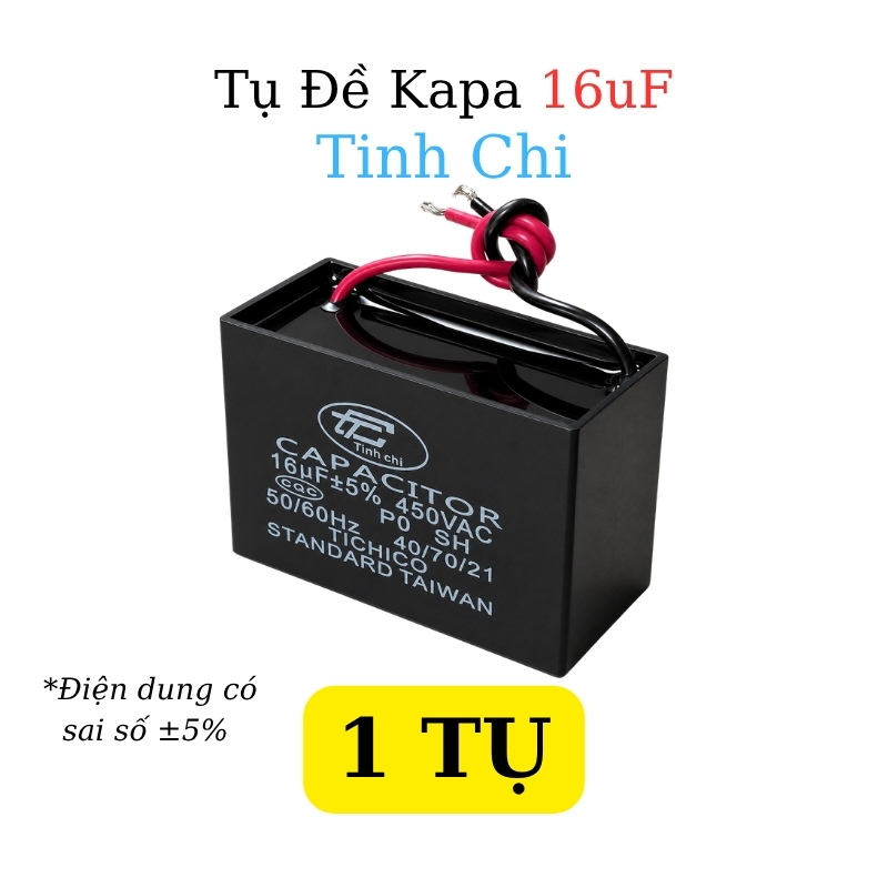 Tụ Đề Kapa Vuông Tinh Chi 16uF 450VAC