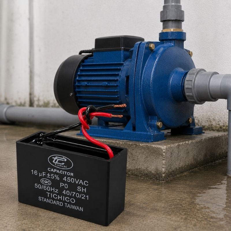 Tụ Đề Kapa Vuông Tinh Chi 16uF 450VAC