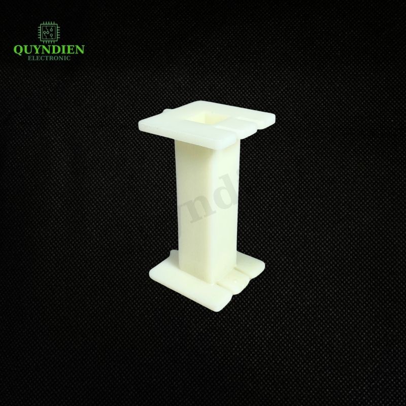 Lõi Khuôn Nhựa Vuông Dài 42mm Màu Trắng Sữa