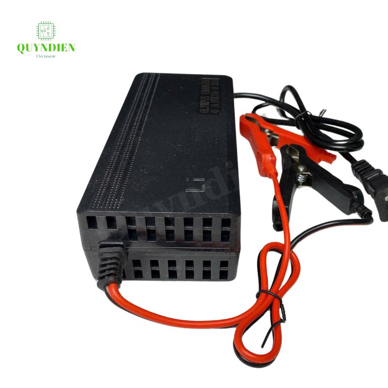 Bộ Sạc Pin Sắt Olympus 4S 14.6V-10A Kẹp Đỏ Đen
