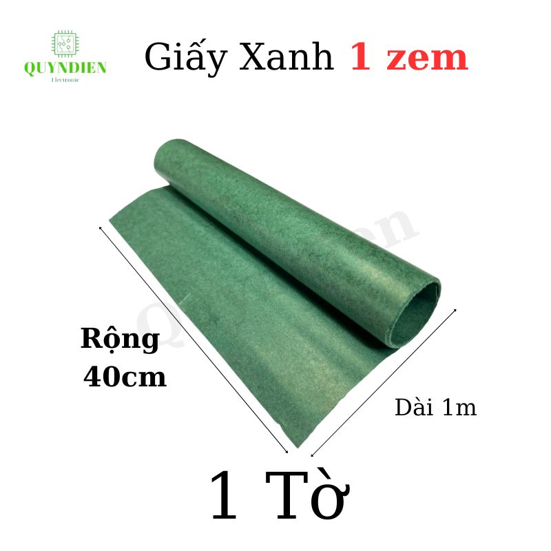 Giấy Xanh Cách Điện Dày 0.1mm