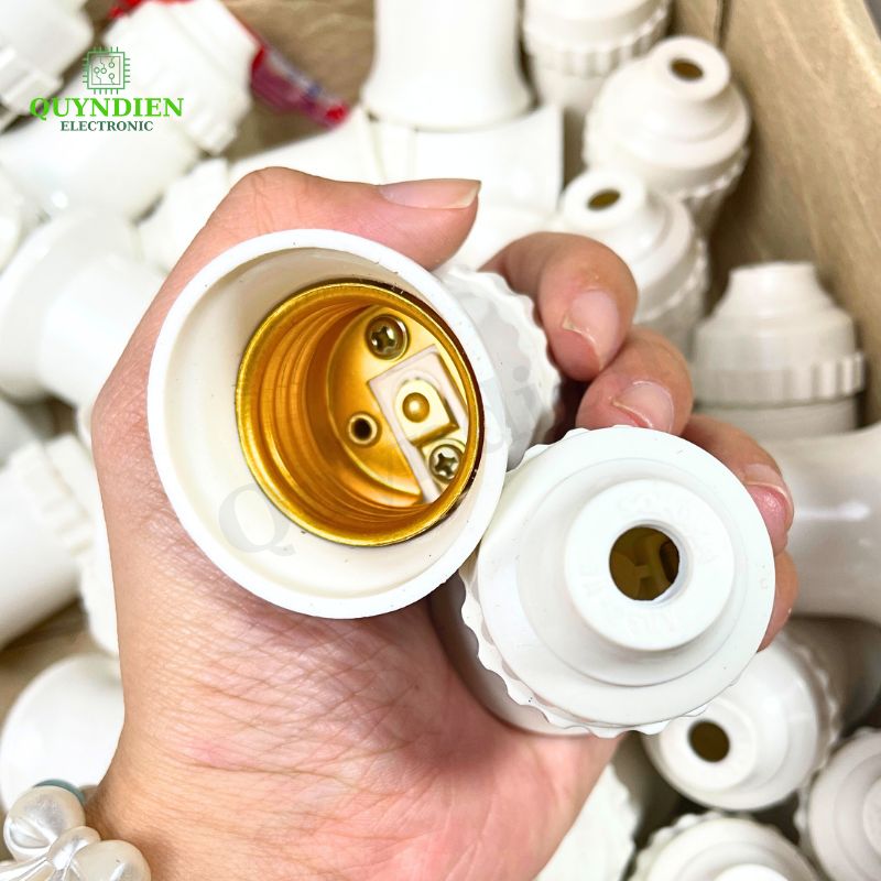 Đuôi bóng đèn ren vặn xoáy E27 loe trong nhà SOPOKA