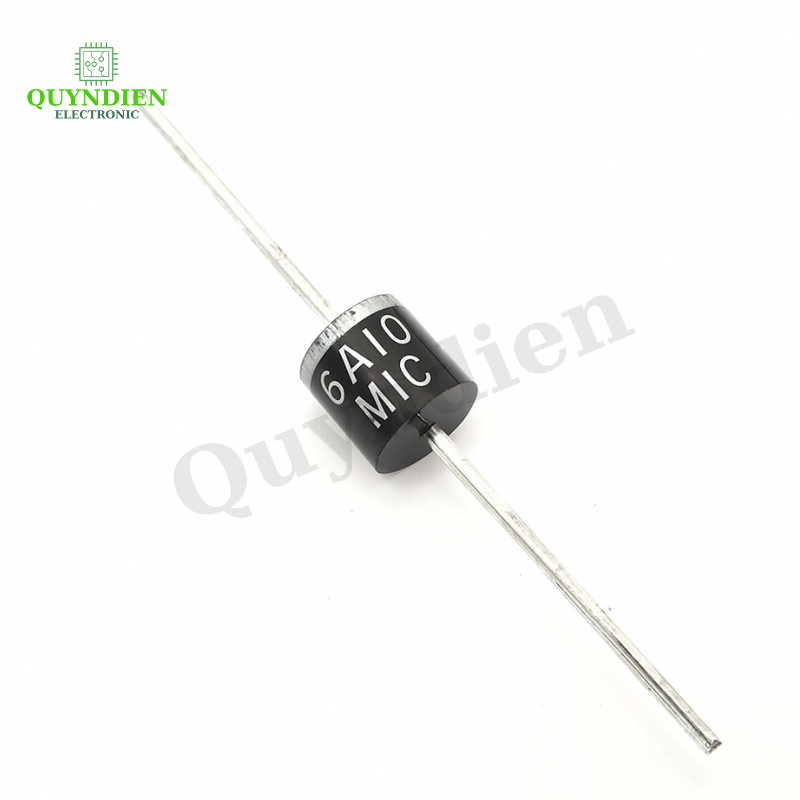 Diode 6A10 Chỉnh Lưu 1000V 6A - Túi 5 cái