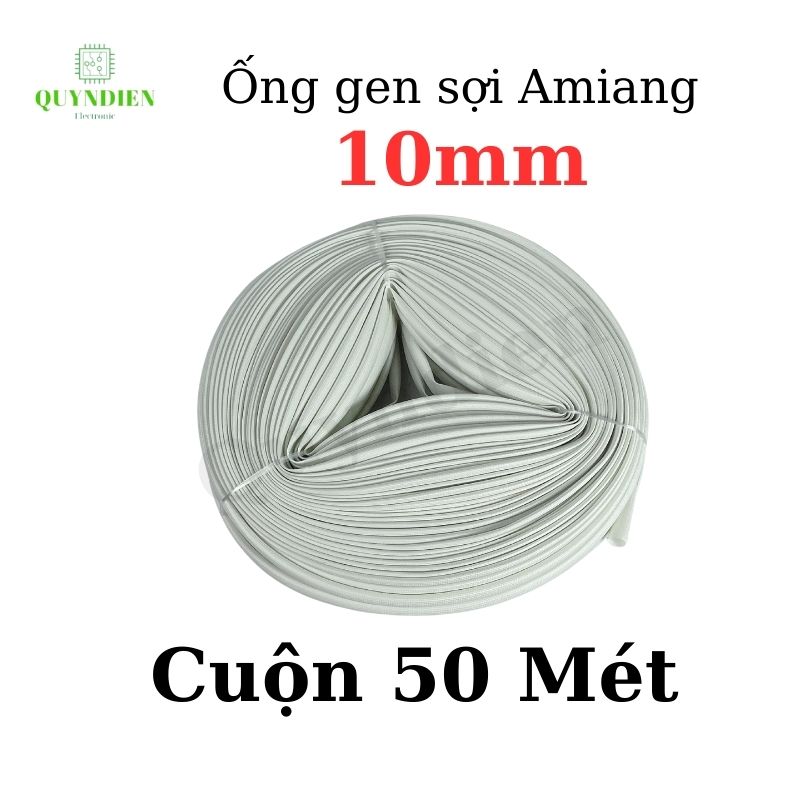 Ống gen sợi thuỷ tinh AMIANG chống cháy size 10mm
