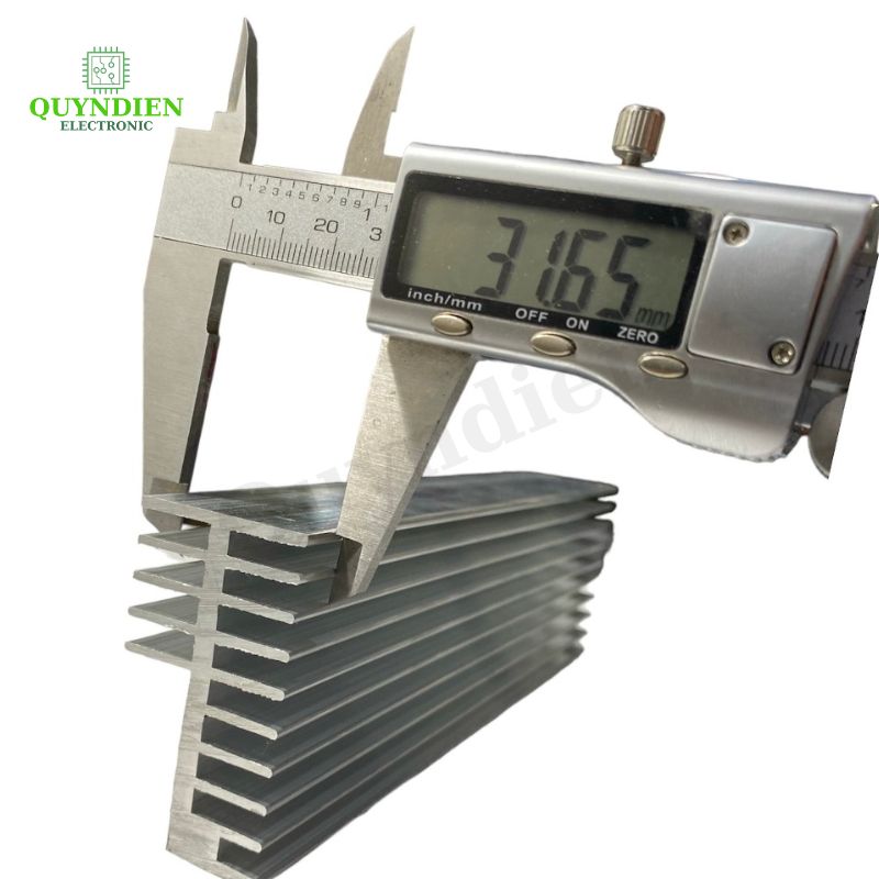 Nhôm tản nhiệt 2 tầng 10 cánh 60x58x32mm