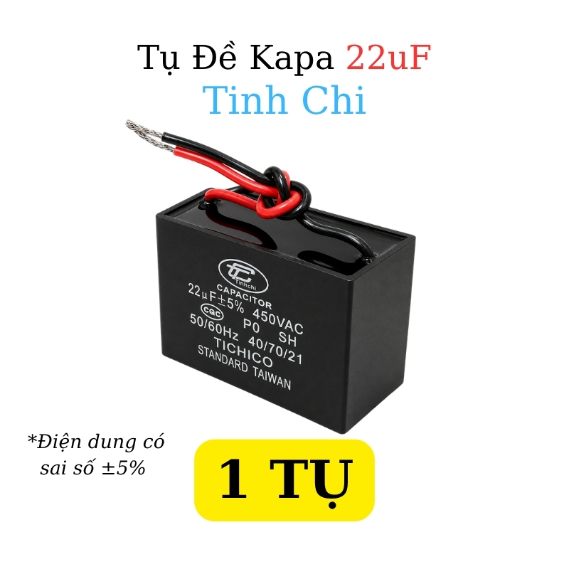 Tụ Đề Kapa Vuông Tinh Chi 22uF 450VAC