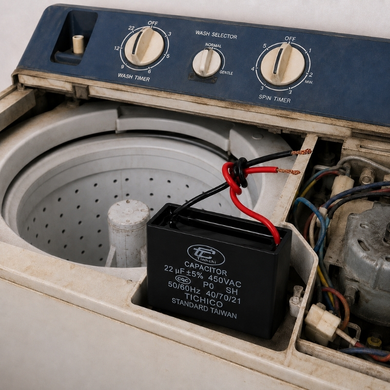 Tụ Đề Kapa Vuông Tinh Chi 22uF 450VAC