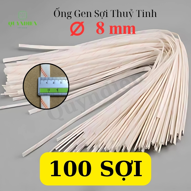 Ống gen cách điện sợi thủy tinh size 8mm