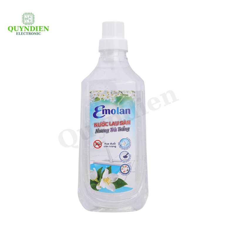 Nước lau sàn Emolan hương TRÀ TRẮNG - 1L
