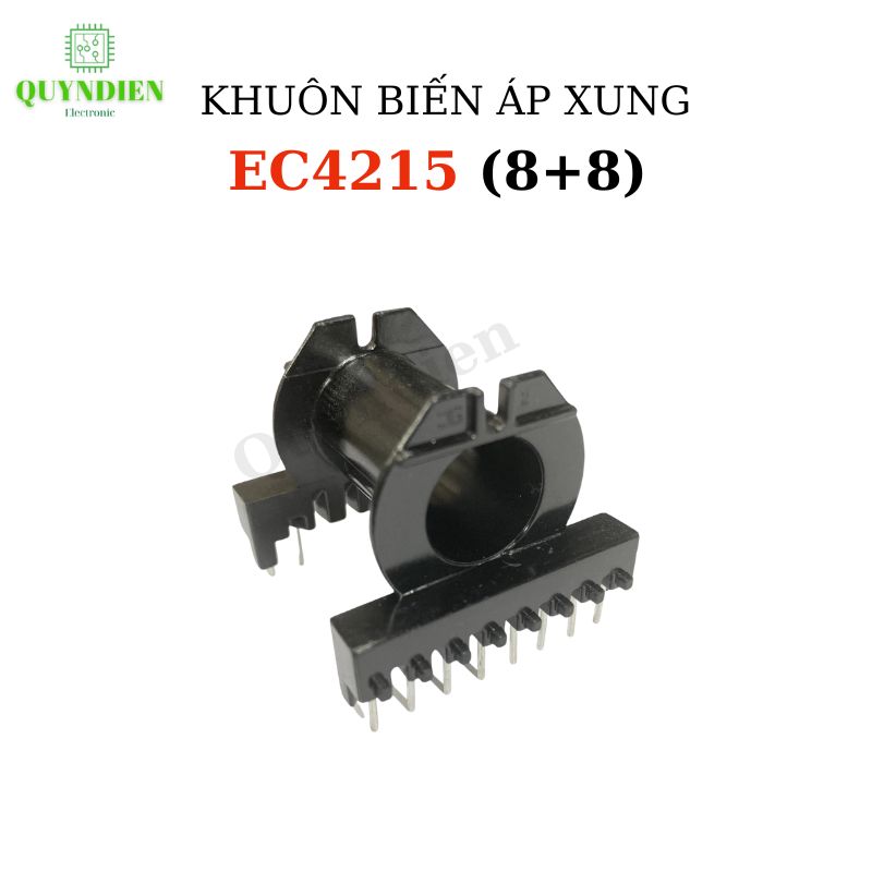 Khuôn Biến Áp Xung EC4215 Nằm Tròn (8+8 Chân)
