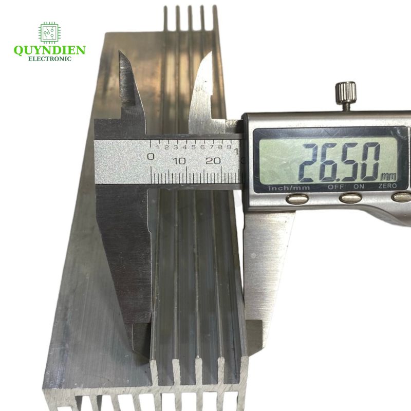 Nhôm tản nhiệt 2 tầng 10 cánh 150x58x32mm