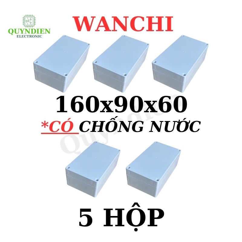 Hộp Nhựa WANCHI 160x90x60mm Màu Trắng