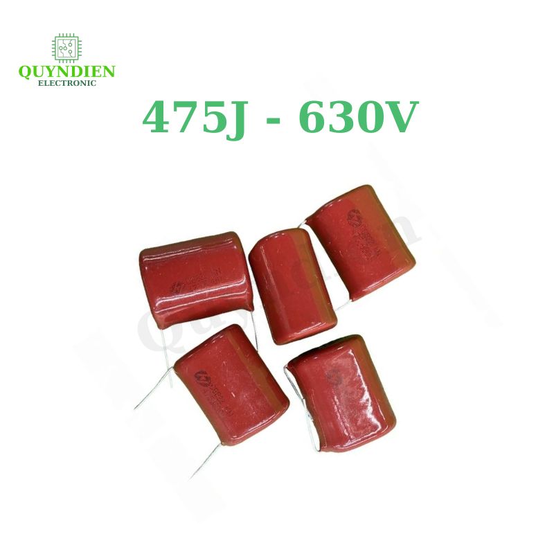 Tụ Kẹo Nâu Đỏ CBB22 475J 630V