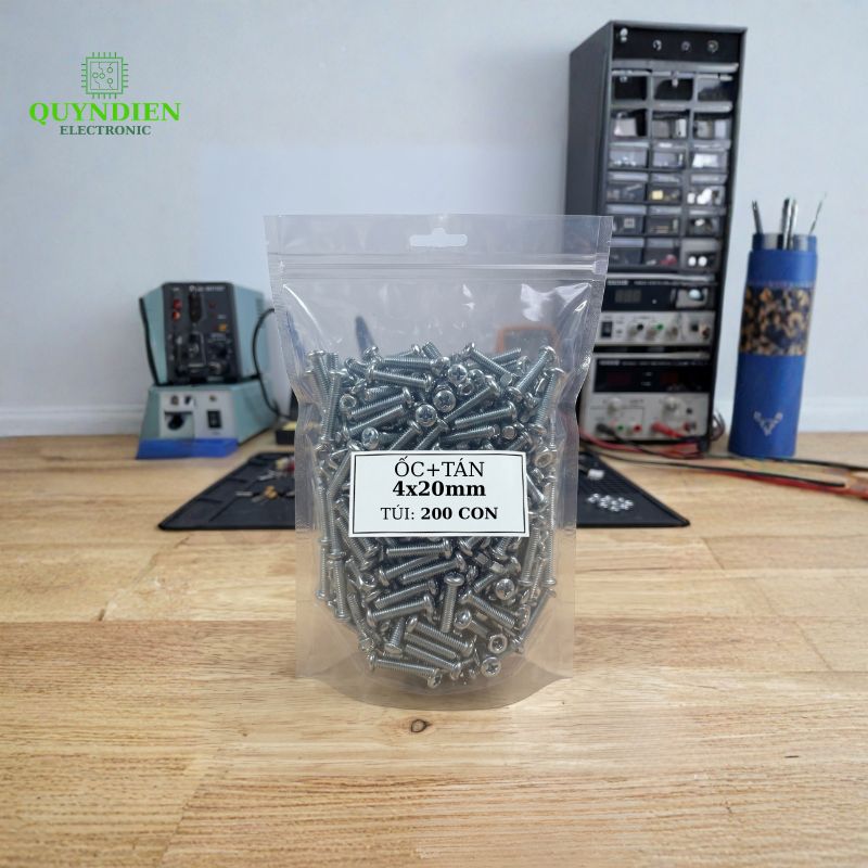 Ốc Vít M4x20mm Có Kèm Tán