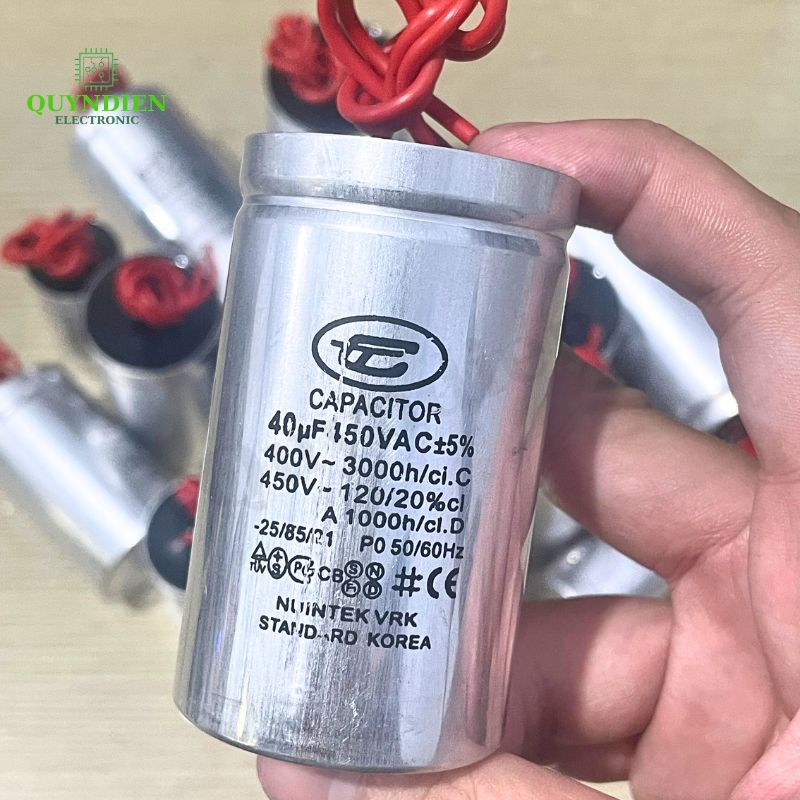 Tụ Nhôm Dây 40uF - 450V