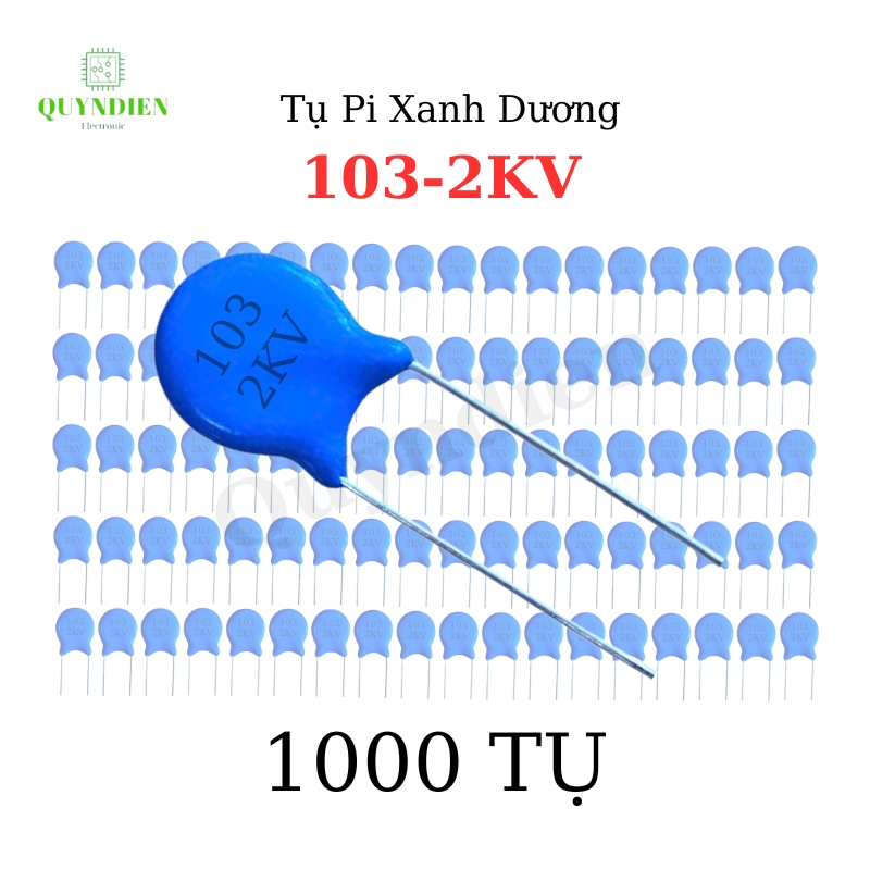 Tụ Cao Áp Tụ Điện Gốm Tụ Xanh Dương 103-2KV