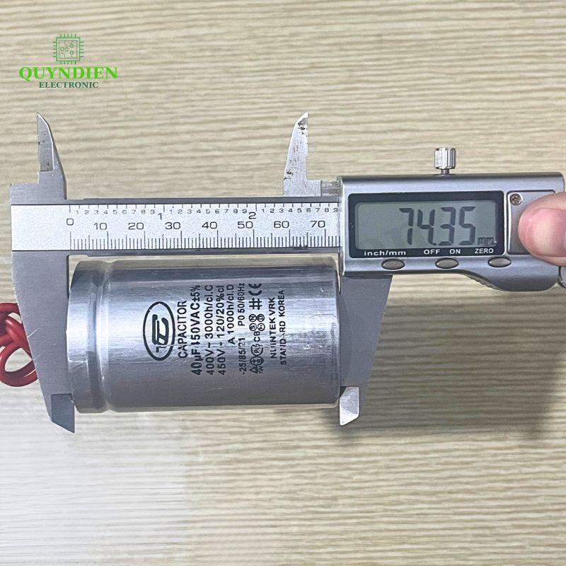 Tụ Nhôm Dây 40uF - 450V
