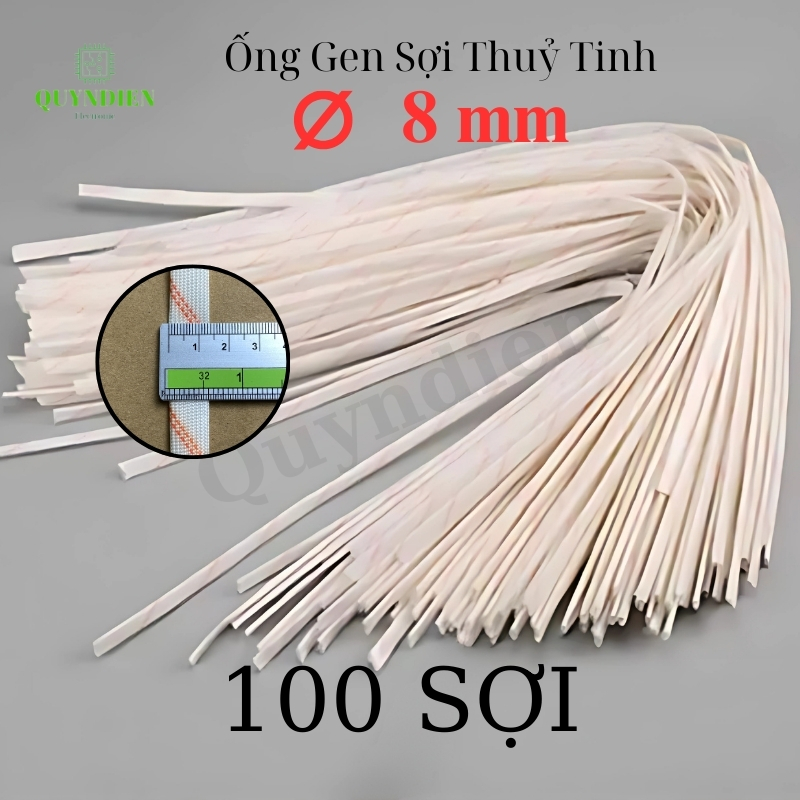 Ống gen cách điện sợi thủy tinh size 8mm