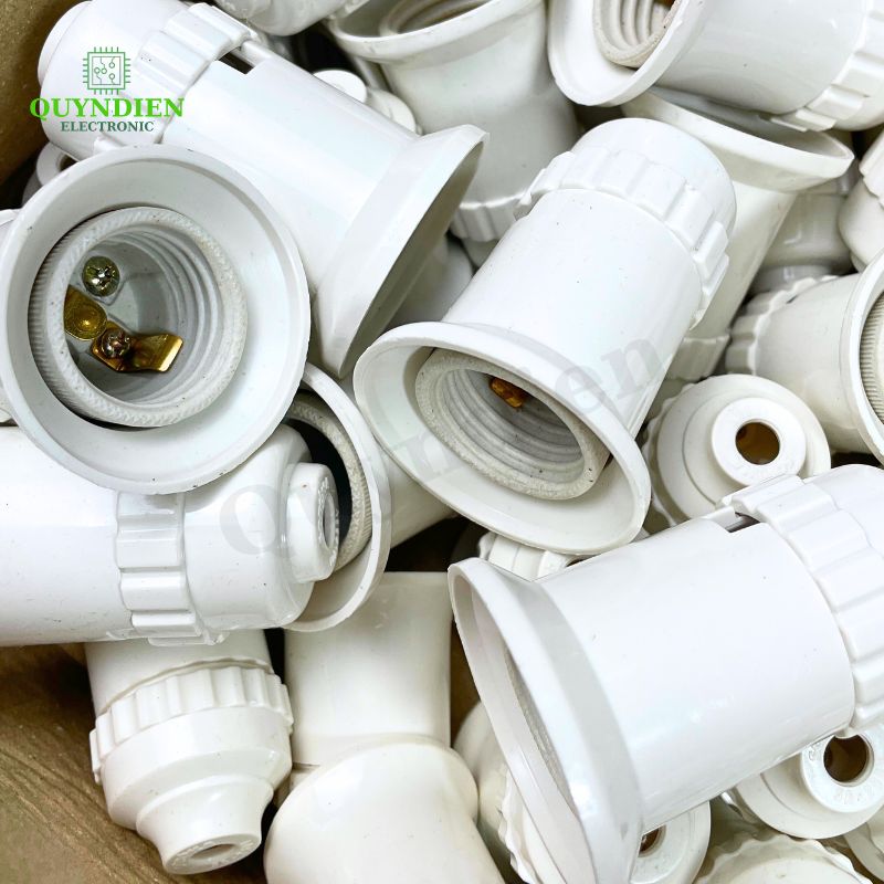 Đui Đèn Siêu Chịu Tải Đ250W Nhựa Pha Sứ, Ren Nhôm Biến Cứng, Chịu Nhiệt