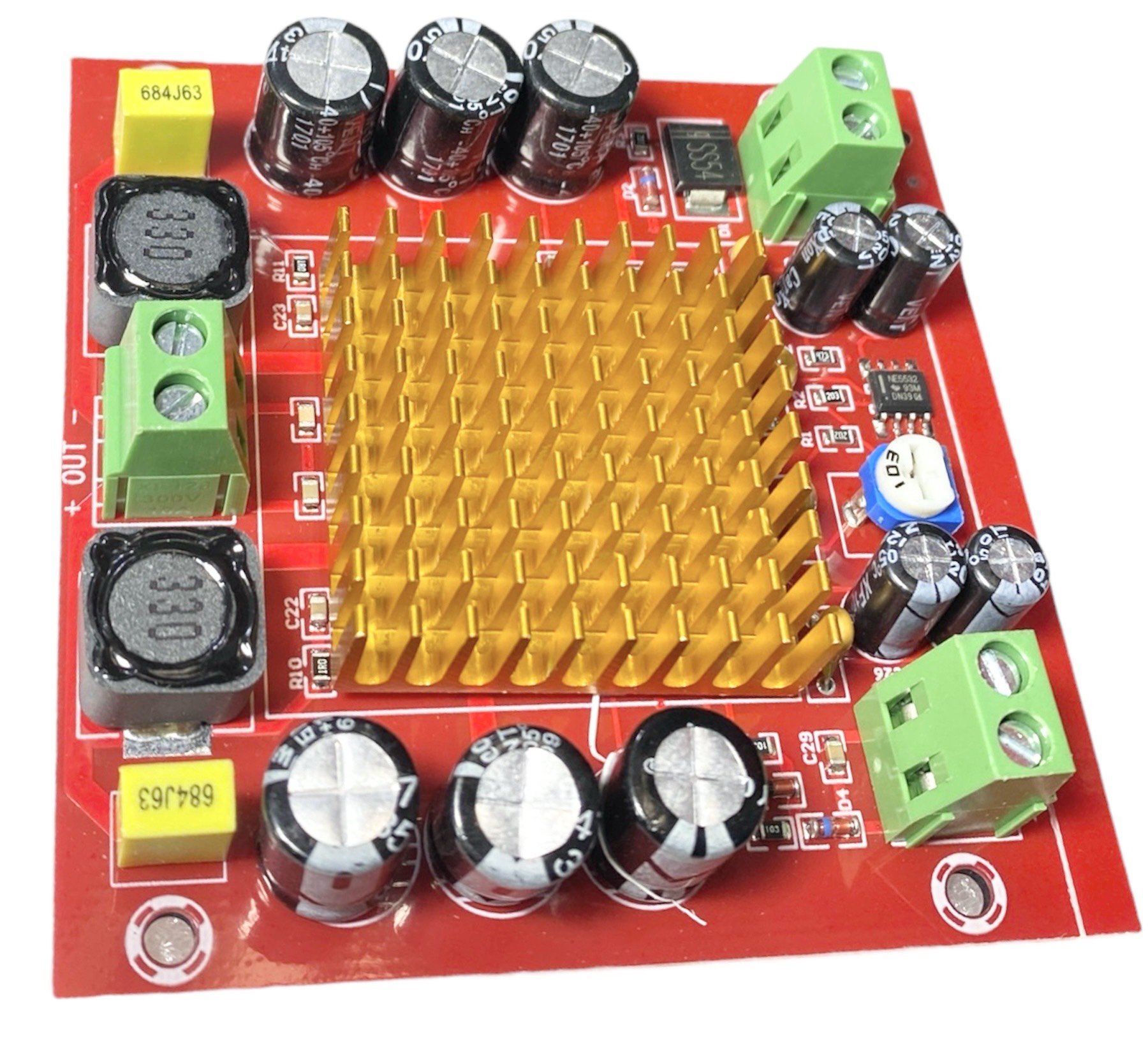 Mạch khuếch đại công suất TPA3116D2 Mono Công suất 150W Class D Sử dụng nguồn 12-24VDC