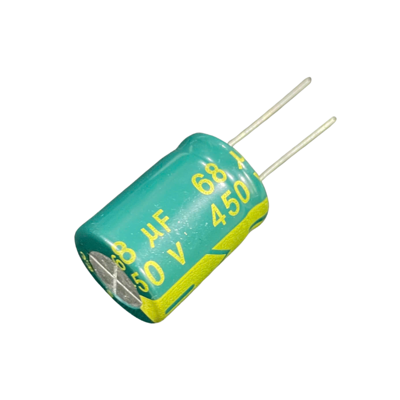 Tụ lọc nguồn 68uf  400v  tụ máy lạnh tụ điều hoà tụ mạch điện (18x25mm)