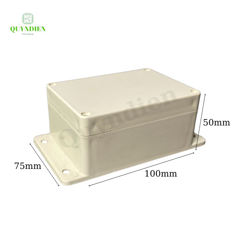 Hộp Nhựa WANCHI 100X75X50mm Màu Trắng