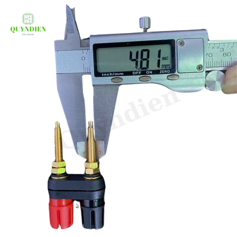 Trạm Loa Ampli Jack Loa Đôi Đỏ Đen M5 Chân Dài