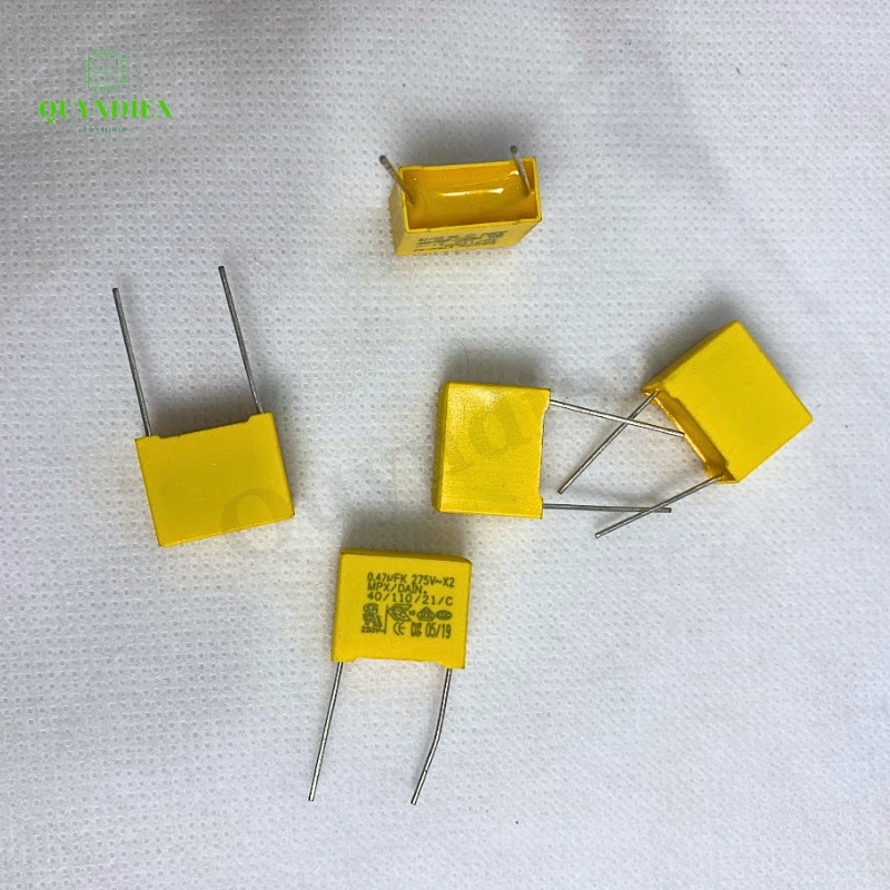 Tụ Kẹo Vàng vuông 0.47uF 275VAC-Xát Nhỏ