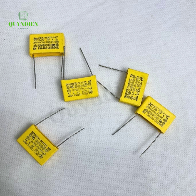Tụ Kẹo Vàng 224K  0.22uF 275VAC-Xát Lớn