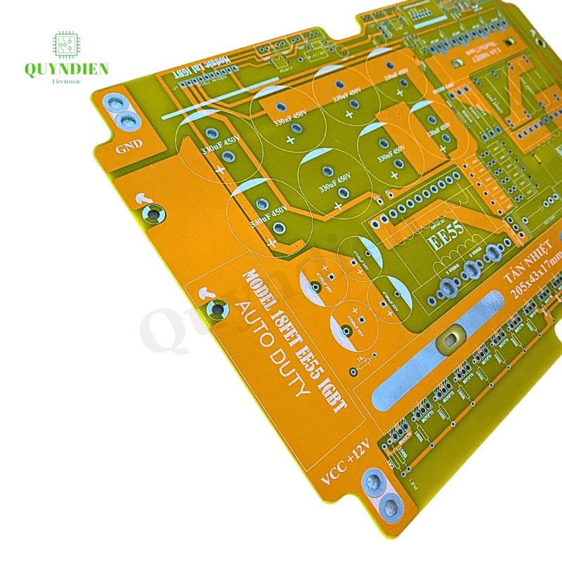 MẠCH PCB 18 FET EE55 IGBT AUTO DUTY – Kèm KA3525 + NE555 V4